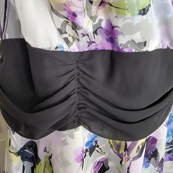 Connected Apparel sleevless floral midi dress size 18w - Picture 3 of 9